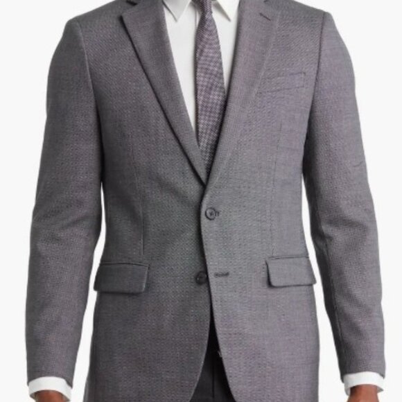 Original Penguin Charcoal Grey Stretch Suit – Jacket 46R/Pants 36x32 - Picture 1 of 6